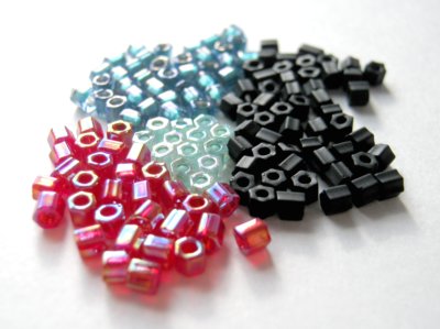 Assorted Hex-Cut Seed Beads