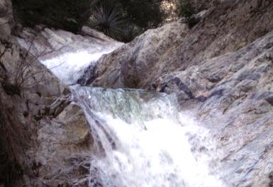 top of the falls