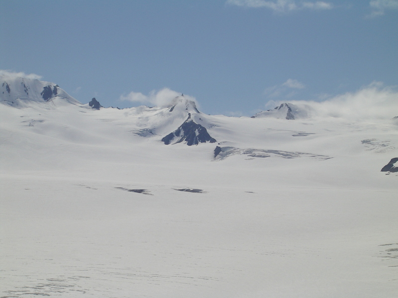 Closer distant mountains -- central.