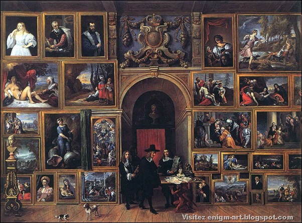 David Tenier, Archiduc Leopold Wilhelm d’Autriche dans sa galerie, 1651