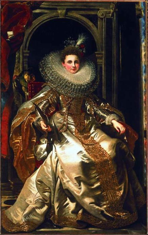 Peter Paul Rubens, La Marquise Maria Serra Pallavicini ou (Caterina Grimaldi), vers 1606