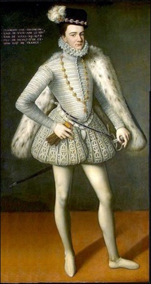 Portrait de François duc d’Alençon, 1572