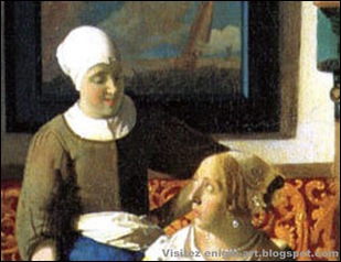 Détail, Vermeer, La lettre d'amour, 1667-1 [1600x1200]