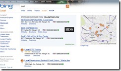 Bing's Idea of Local