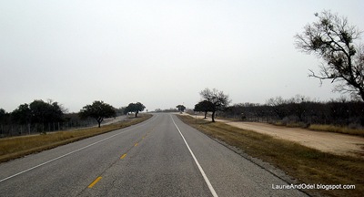Del Rio to Hondo on an overcast day.