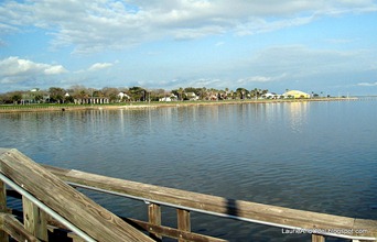 Sunny Palacios, viewed from the pier.
