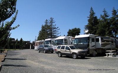 Napa Elks Parking, facing south