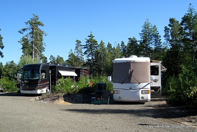 Site 29 Florence Elks RV park, a long pull through