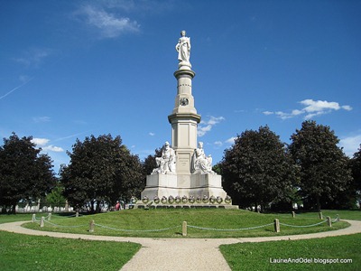 Soldiers Monument, the site of Lincoln's Gettysburg Address
