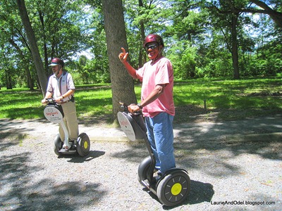 Odel masters his Segway