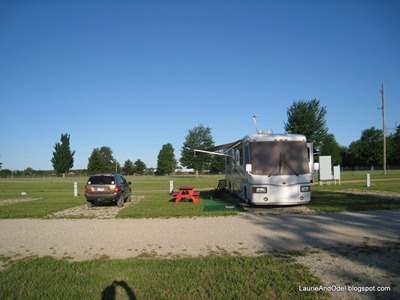 Site 118, with 120 as our parking space!