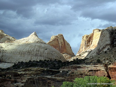 East side of Capitol Reef