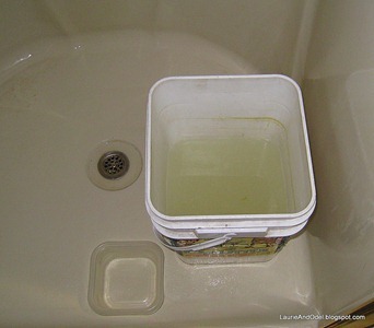 Gray water for the toilet