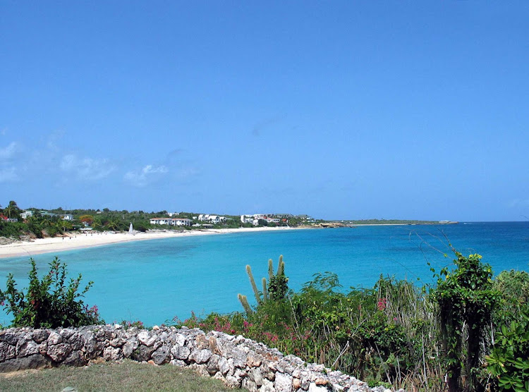 The azure coastline of Anguilla. 