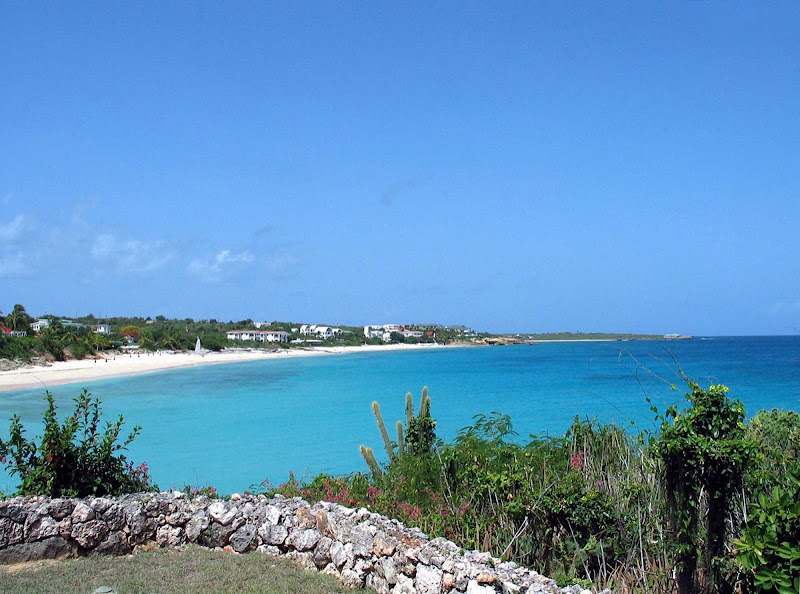 The azure coastline of Anguilla. 