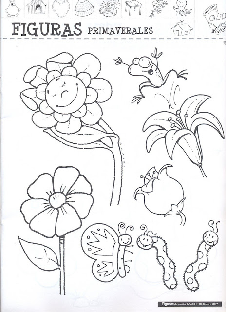 dibujos de flores
