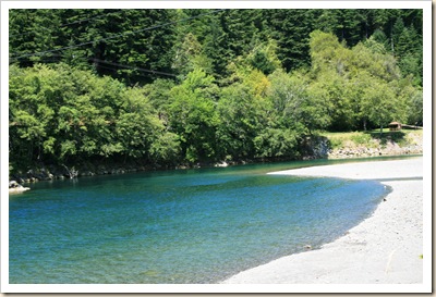 Chetco River from our Campground 4 - Brookings OR