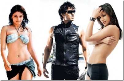 Vivek oberoi, Neeru singh (left) and Aruna shields (right).