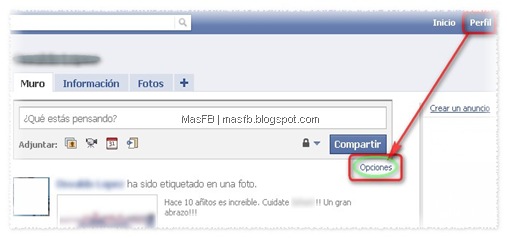 Configurar Muro Perfil Configurar Muro Perfil
