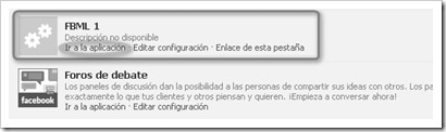 App FBML Facebook editar App FBML Facebook editar