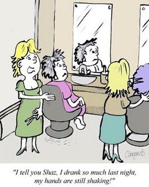 hairdresser cartoon
