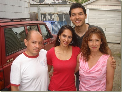 Jorge and his sister Luz with Shephali and I