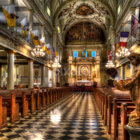 New Orleans' Saint Louis Cathedral Interior by Greg Mimbs - Buildings & Architecture Places of Worship