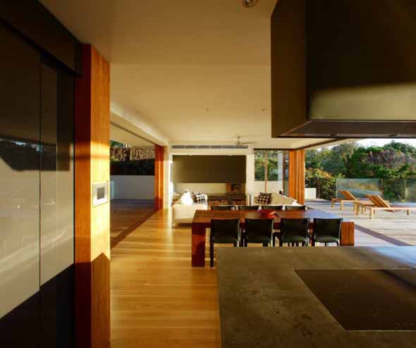 contemporary interior plans in beach house