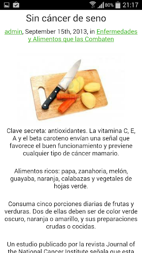 【免費健康App】Alimentos para no envejecer-APP點子