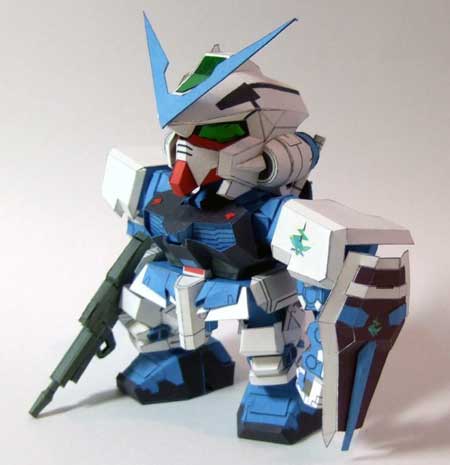 Gundam Astray Blue Frame Papercraft