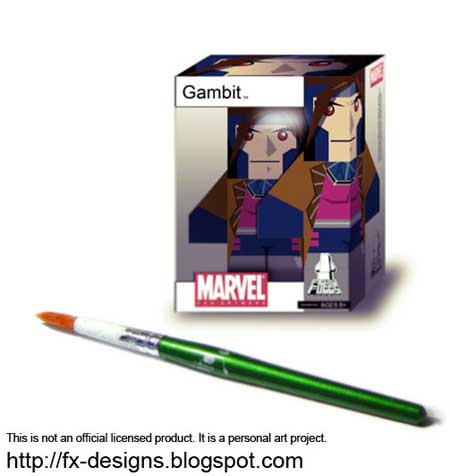 Mighty Muggs Gambit Papercraft