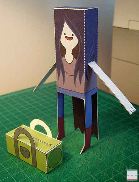 Marceline Vampire Queen Papercraft