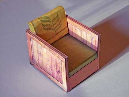 Pam's Chair Papercraft