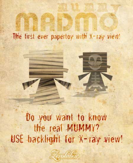 Madmo Mummy Paper Toy