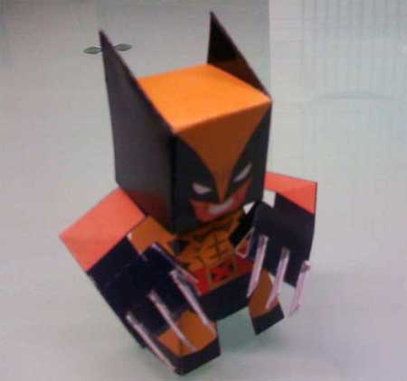 Wolverine Paper Toy