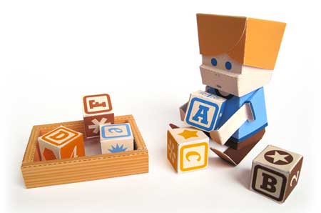 Blocks Paper Toy