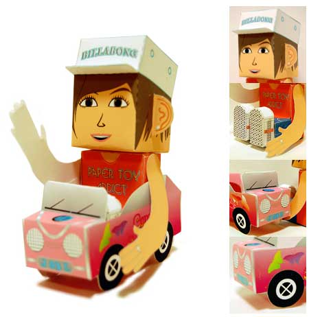 Calling All Cars Paper Toy Independent Woman