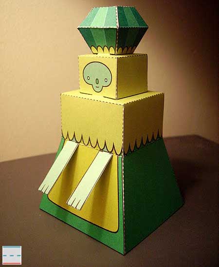 Adventure Time Emerald Princess Papercraft