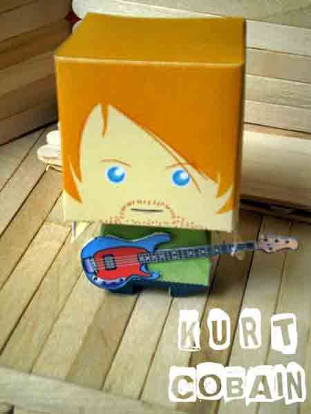 Kurt Cobain Papercraft