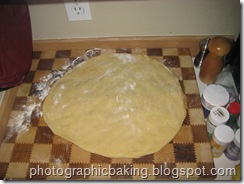 Punching down the dough