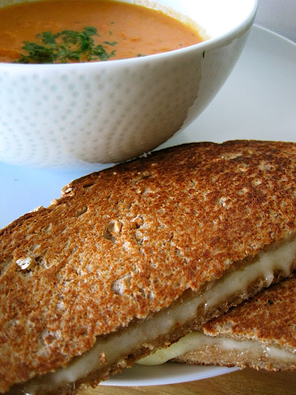 Secret Ingredient - Creamy Tomato Soup with Grilled Cheese