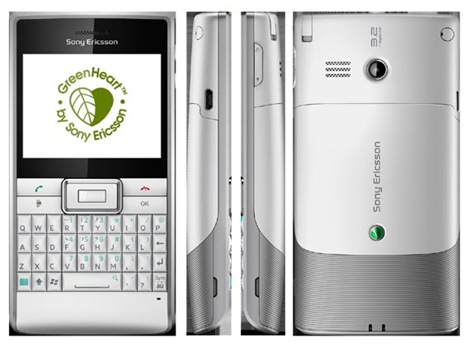 green heart by Sony Ericsson Aspen Smartphone 3