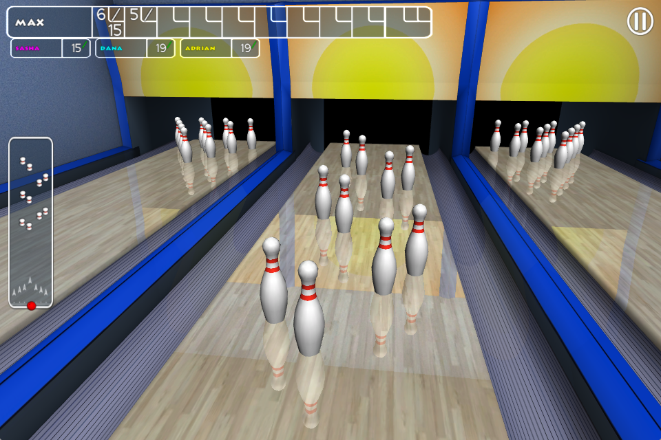 10 Frame Bowling Xbox 360. Lite shot.