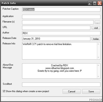 Launch the patcher and setup it - www.theprohack.com