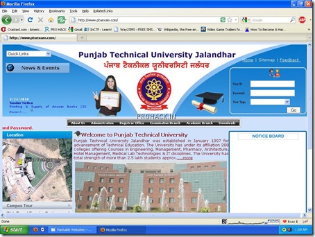 PTU Website