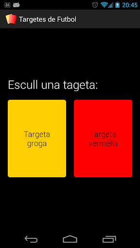 Targetes de Futbol