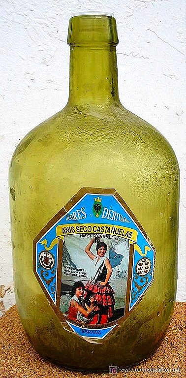 botella de anis seco