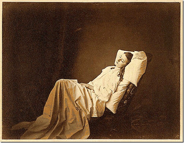 Henry Peach Robinson - She Never Told Her Love, circa 1858, Albumen print