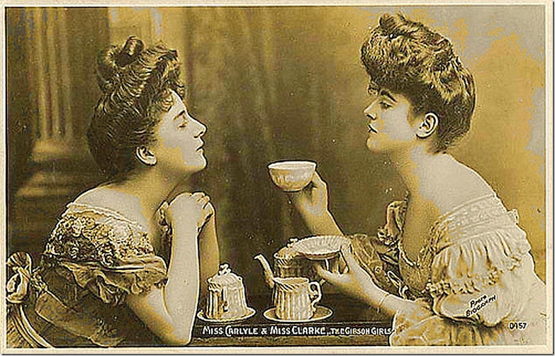 “Miss Carlyle & Miss Clarke.. The Gibson Girls”
