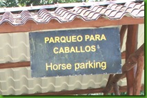 horse parking